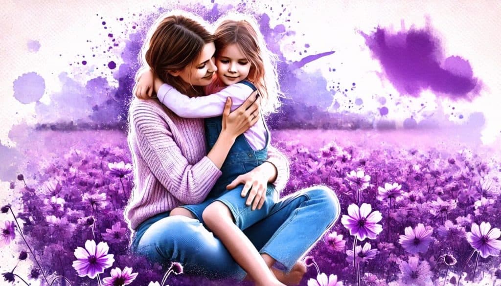 Positive Parenting in Aktion – Mutter und Kind umarmen sich, um positives Verhalten zu stärken.