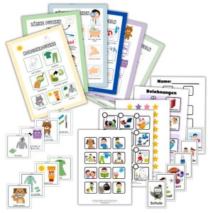 Gesellschaftsspiele und Lernmaterialien für Kinder zur Förderung von Kreativität und sozialen Kompetenzen.