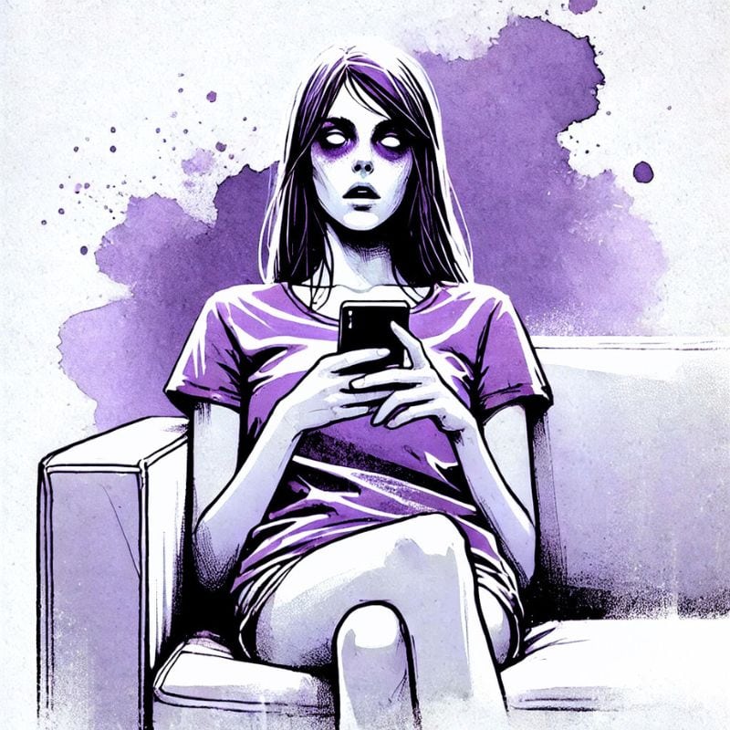 Jugendliche mit Smartphone, Social Media, Digitales Leben, Jugendliche, Smartphone, Social Media, Trend, Lifestyle, Urban, Technologie.