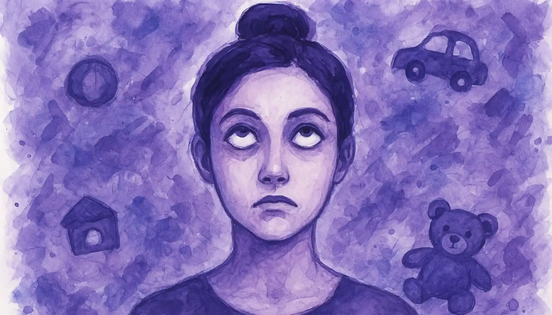 Mutter verdreht die Augen, weil positive Erziehung nervt